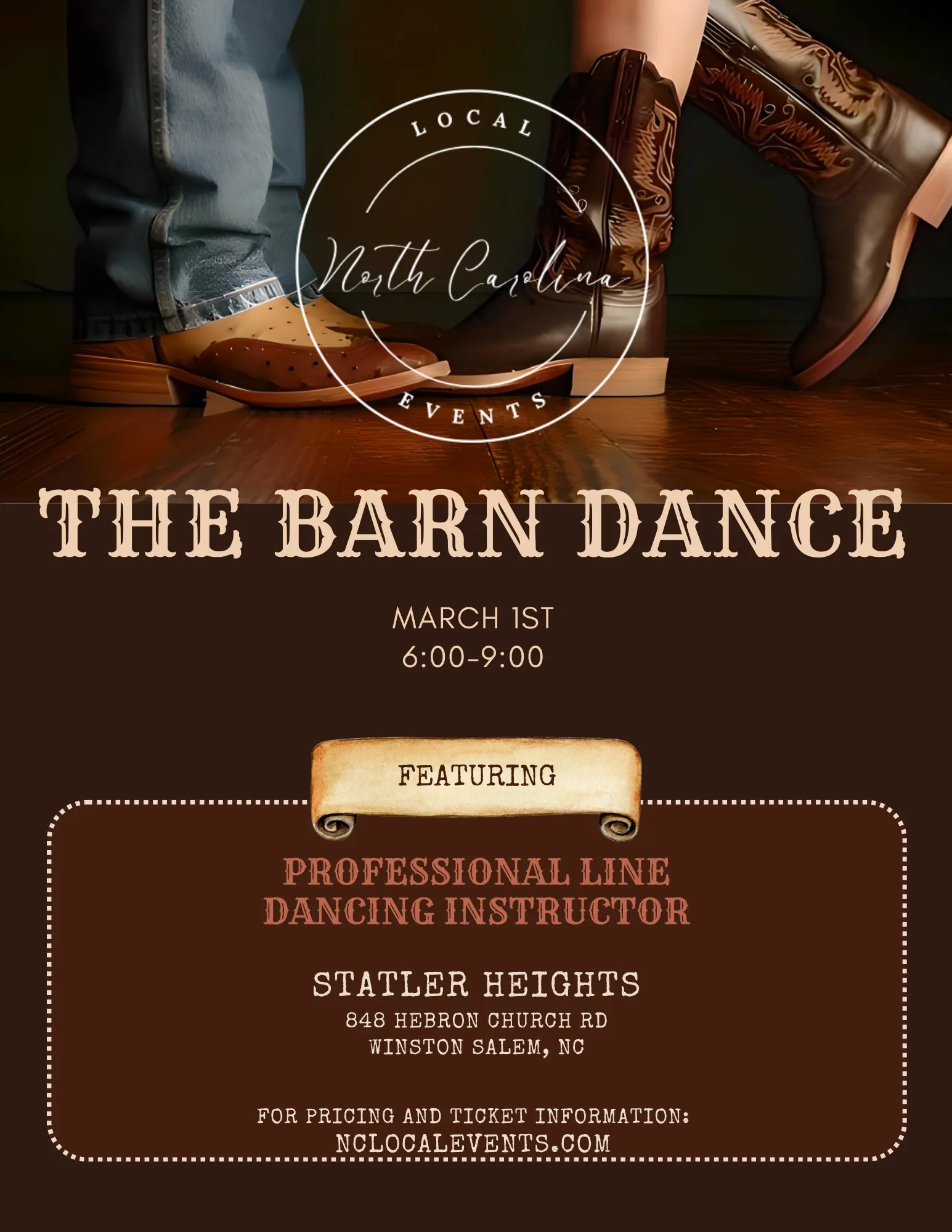 The Barn Dance: Spring 2024 flyer